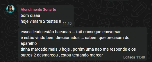 Print original de conversa com cliente 5